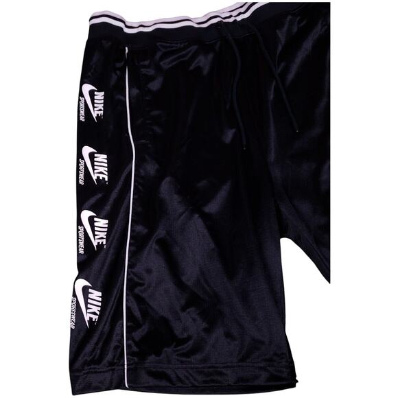 Vintage Nike Men's Sportswear Archive Shorts XL Black White Basketball AH0719 - Picture 4 of 7